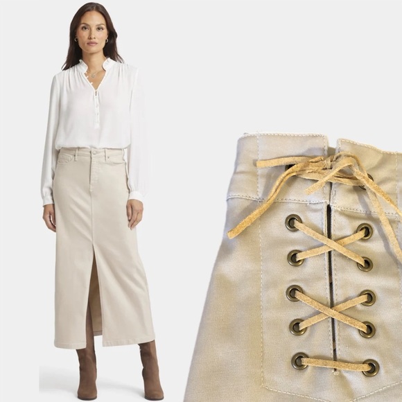 VtG Fr0nT SliT G0rGe0uS LeAthEr LaCe-uP MaXi SkiRt 🐴 - Picture 1 of 13